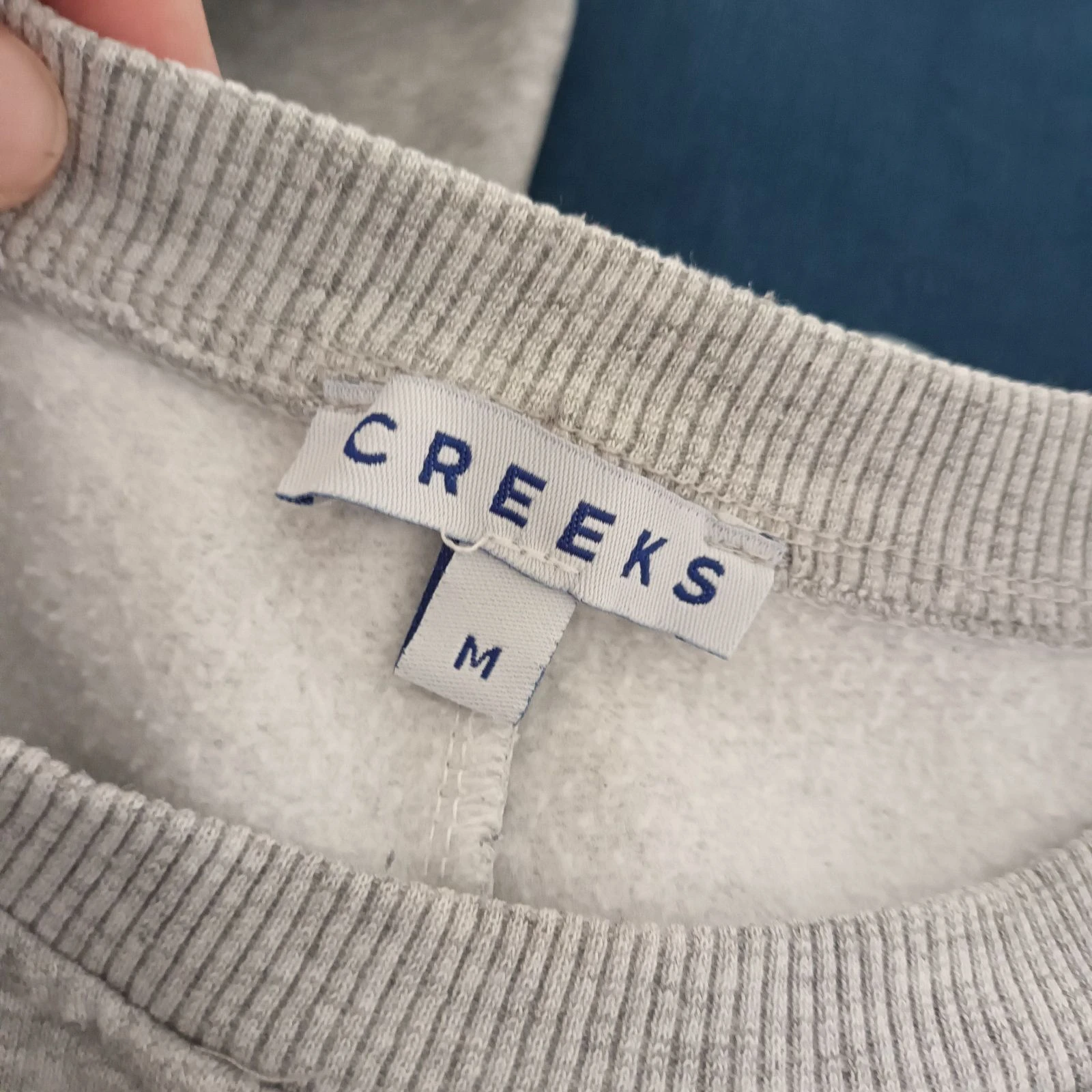 Heren trui CREEKS grijs gemêleerd maat M – photo 3
